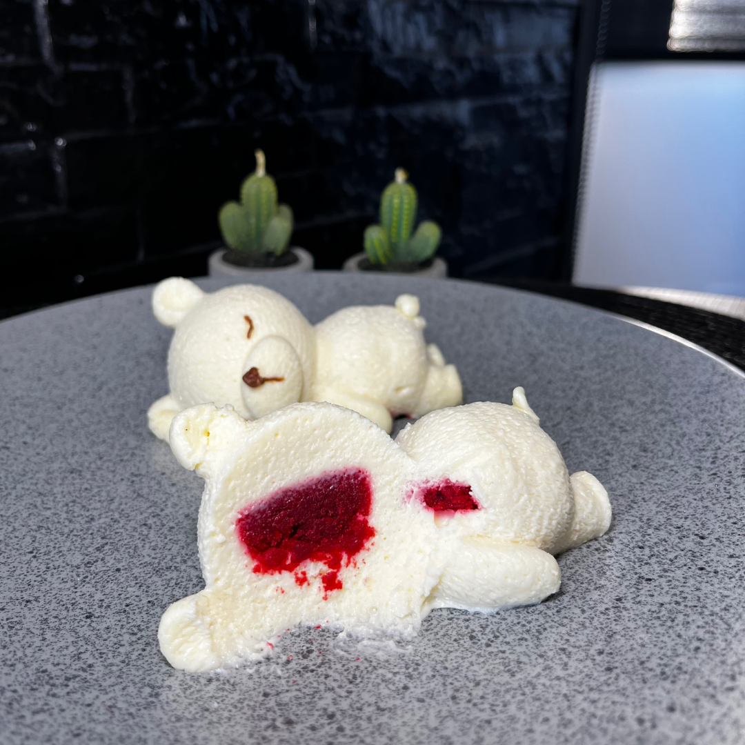 Postre osito chessecake