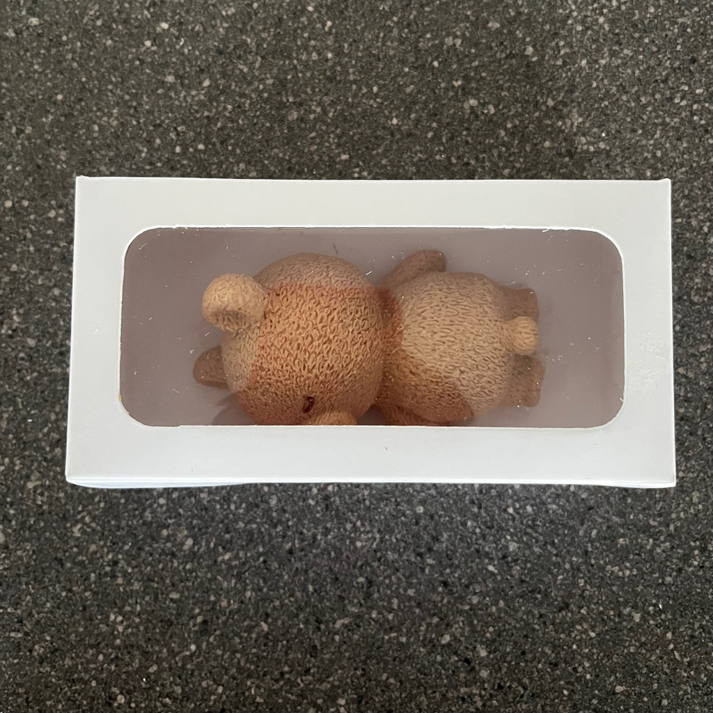 Postre osito mousse de chocolate